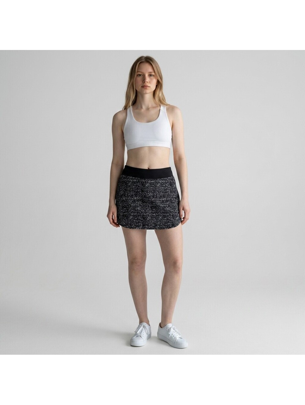 Cypress Skort Women S Small Black Tie Dye Mini Short Mid Rise Pull On Stretch
